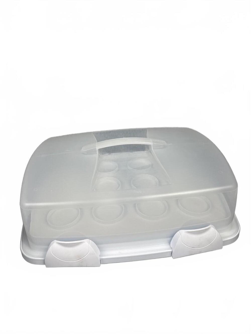 Wilton Ultimate 3 in 1 Caddy Cupcake Cake Holder Carrier Tote 18x14x5.5 USA 2012